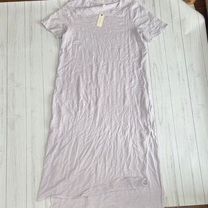 Light Purple tshirt midi Dress